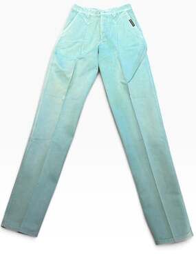 Vintage Rocky Mountain Jeans Womens 7/28 x 38 in Aqua Blue